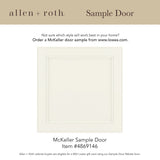 allen + roth McKeller 27-in W x 34.5-in H x 24-in D Linen 1-Drawer Base Fully Assembled Cabinet (Flat Panel Square Style)