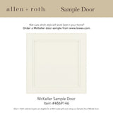 allen + roth McKeller 33-in W x 34.5-in H x 24-in D Linen 1-Drawer Base Fully Assembled Cabinet (Flat Panel Mitered Style)