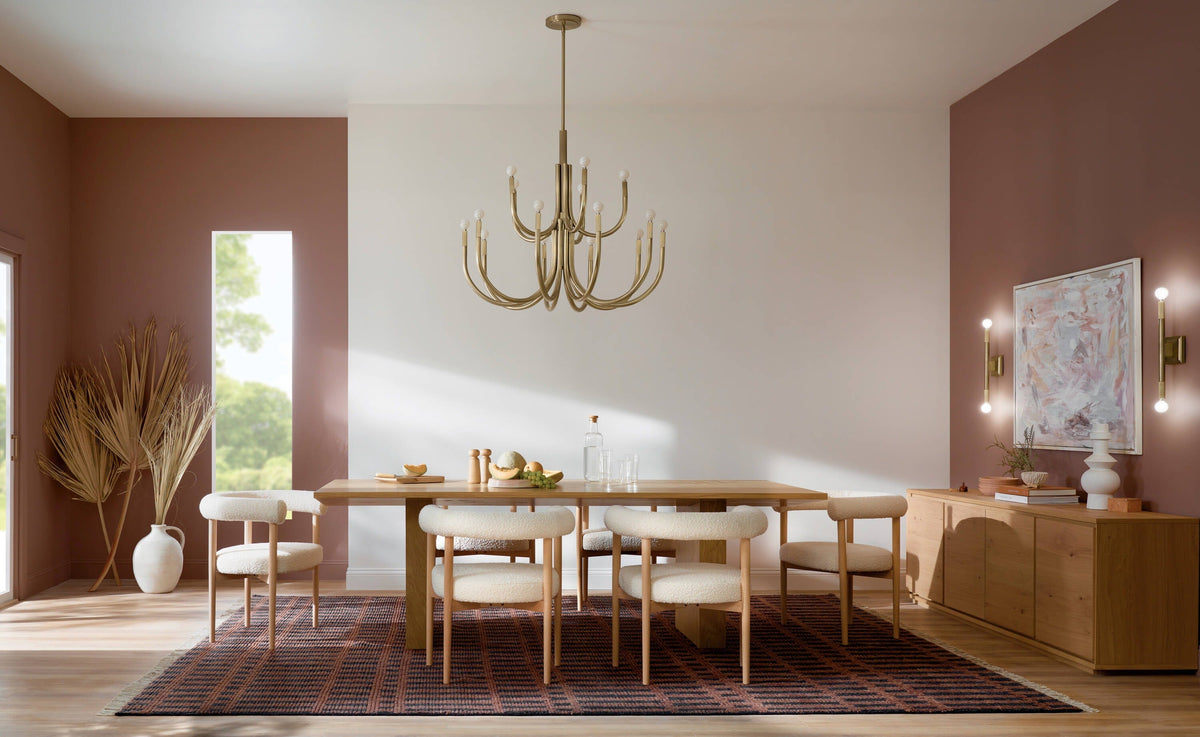 Kichler Odensa 8-Light Gold Modern/Contemporary Chandelier