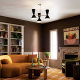 Kichler Phix 6-Light Gold Mid-century Chandelier