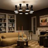 Kichler Phix 16-Light Gold Mid-century Chandelier