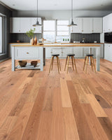 Beasley White oak Natural hardwood flooring — installed room view