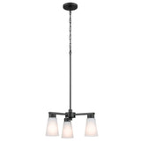 Kichler Stamos 3-Light Black Transitional Chandelier