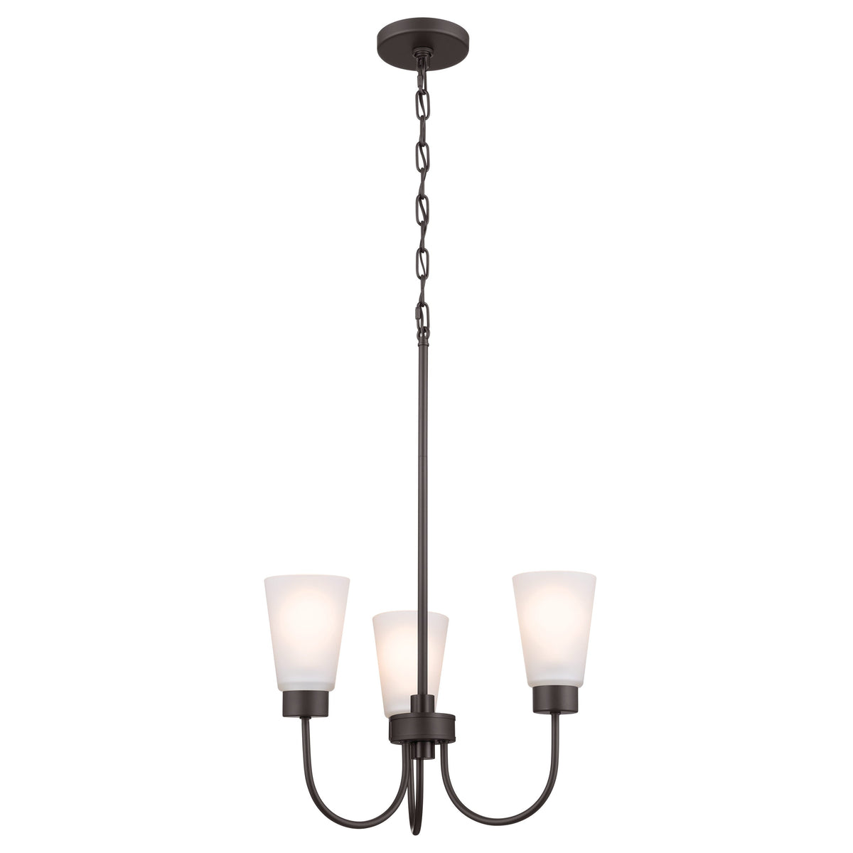 Kichler Erma 3-Light Bronze Transitional Chandelier