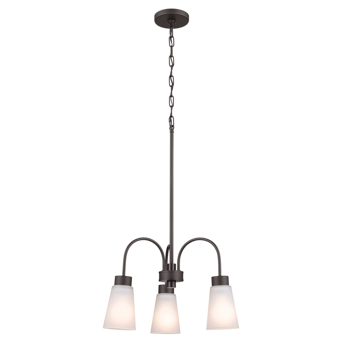 Kichler Erma 3-Light Bronze Transitional Chandelier