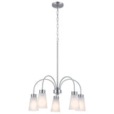 Kichler Erma 5-Light Brushed Nickel Transitional Chandelier