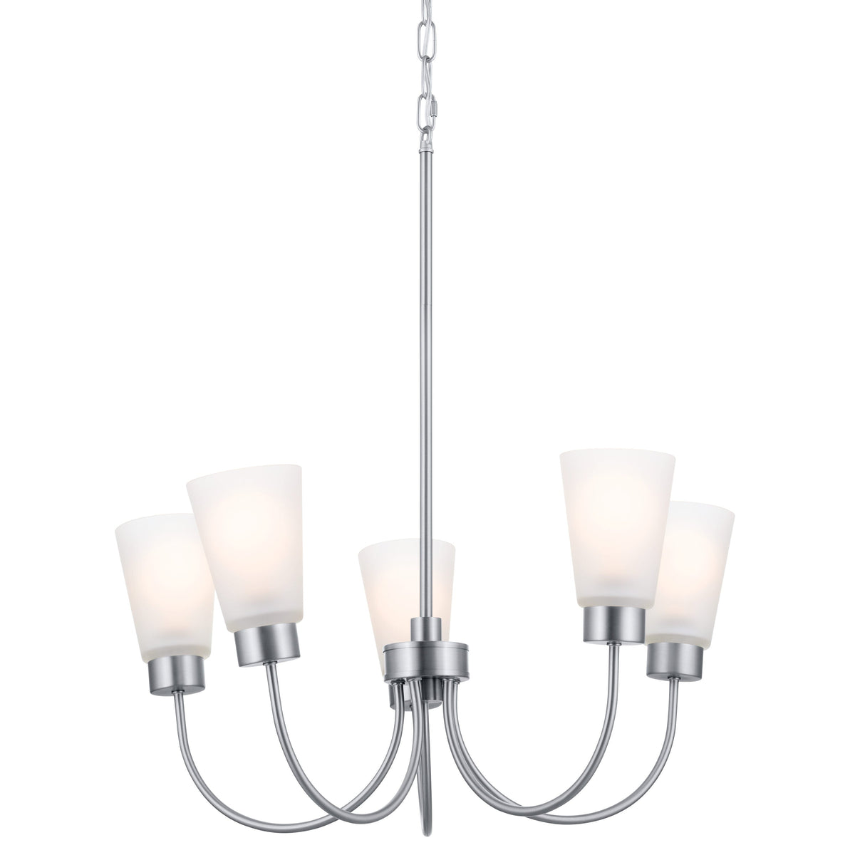 Kichler Erma 5-Light Brushed Nickel Transitional Chandelier