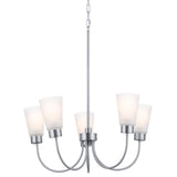 Kichler Erma 5-Light Brushed Nickel Transitional Chandelier