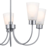 Kichler Erma 5-Light Brushed Nickel Transitional Chandelier