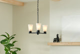 Kichler Stamos 3-Light Black Transitional Chandelier
