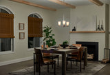 Kichler Stamos 3-Light Brushed Nickel Transitional Chandelier