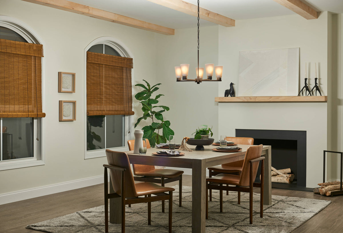 Kichler Stamos 5-Light Bronze Transitional Chandelier
