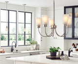 Kichler Erma 5-Light Brushed Nickel Transitional Chandelier