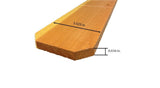 5/8-in x 5-1/2-in x 5-ft Redwood Dog Ear Fence Picket