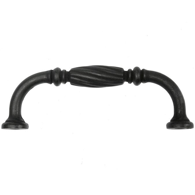 Laurey French Twist 3-in (76mm) Center to Center Oil Rubbed Bronze Cylindrical Handle Drawer Pull