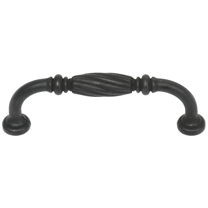 Laurey French Twist 3-in (76mm) Center to Center Oil Rubbed Bronze Cylindrical Handle Drawer Pull