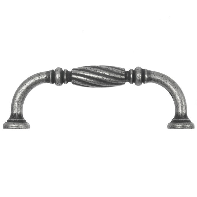 Laurey French Twist 3-in (76mm) Center to Center Antique Pewter Cylindrical Handle Drawer Pull