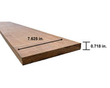 3/4-in x 7-1/2-in x 5-ft Redwood Flat-top Fence Picket