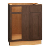 Diamond Express Jamestown 36-in W x 34.5-in H x 24-in D Thatch Partial Overlay Blind 1-Drawer Base Fully Assembled Plywood Cabinet (Recessed Panel Shaker Style)