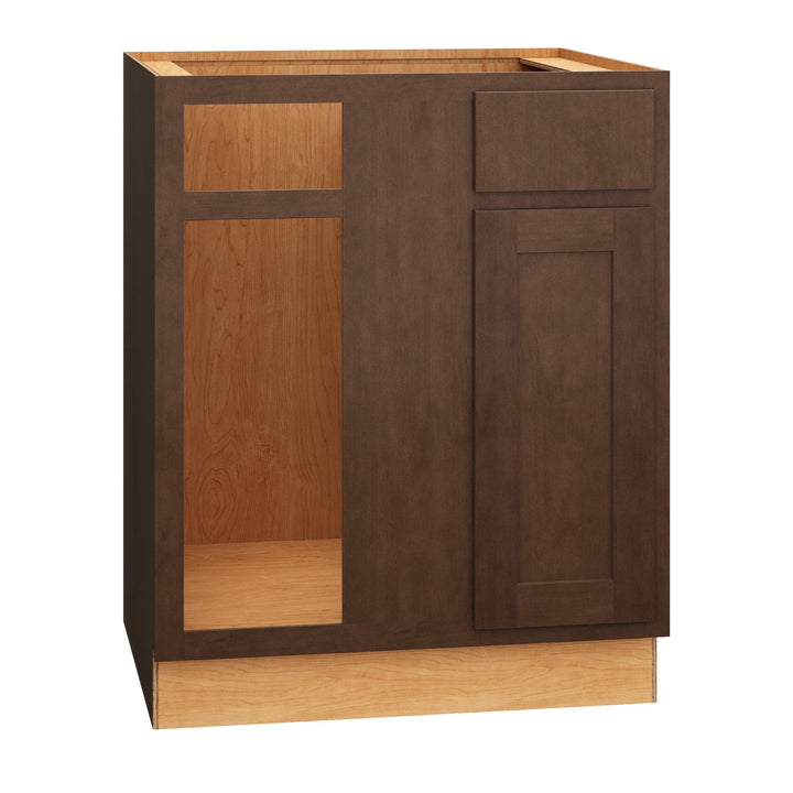 Diamond Express Jamestown 36-in W x 34.5-in H x 24-in D Thatch Partial Overlay Blind 1-Drawer Base Fully Assembled Plywood Cabinet (Recessed Panel Shaker Style)