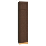 Diamond Express Jamestown 18-in W x 84-in H x 24-in D Thatch Partial Overlay Pantry Fully Assembled Plywood Cabinet (Recessed Panel Shaker Door Style)