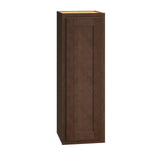 Diamond Express Jamestown 12-in W x 36-in H x 12-in D Thatch Partial Overlay Wall Fully Assembled Plywood Cabinet (Recessed Panel Shaker Door Style)