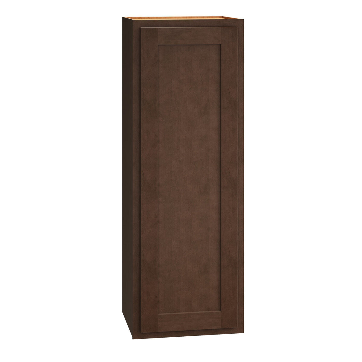 Diamond Express Jamestown 15-in W x 42-in H x 12-in D Thatch Partial Overlay Wall Fully Assembled Plywood Cabinet (Recessed Panel Shaker Door Style)