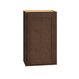 Diamond Express Jamestown 18-in W x 30-in H x 12-in D Thatch Partial Overlay Wall Fully Assembled Plywood Cabinet (Recessed Panel Shaker Door Style)