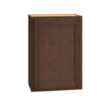 Diamond Express Jamestown 21-in W x 30-in H x 12-in D Thatch Partial Overlay Wall Fully Assembled Plywood Cabinet (Recessed Panel Shaker Door Style)