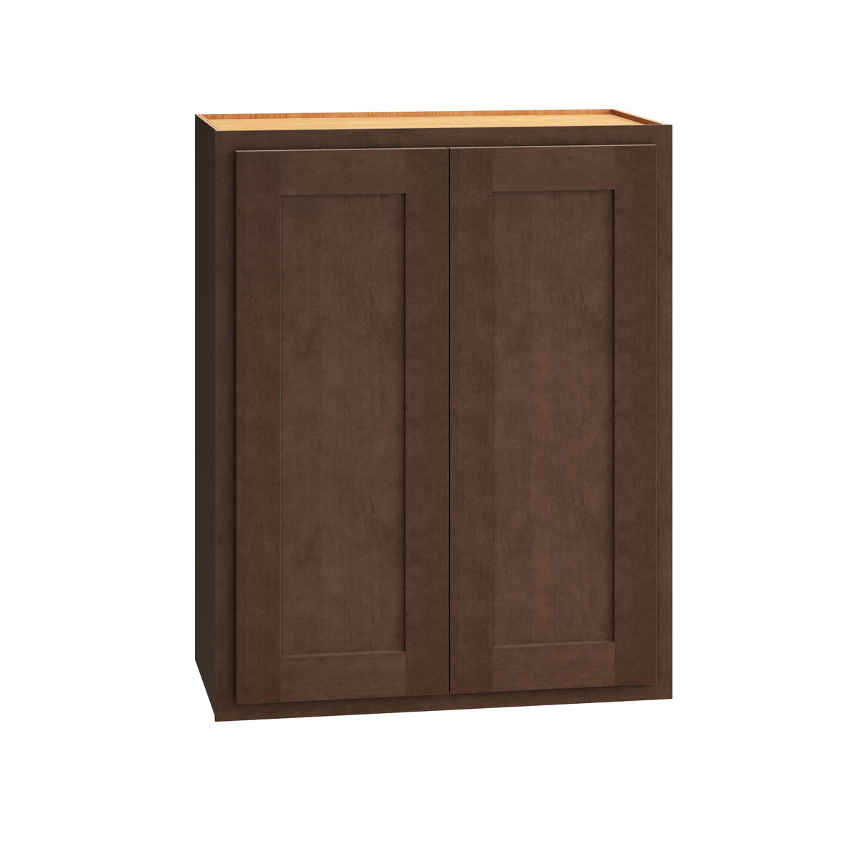 Diamond Express Jamestown 24-in W x 30-in H x 12-in D Thatch Partial Overlay Wall Fully Assembled Plywood Cabinet (Recessed Panel Shaker Door Style)