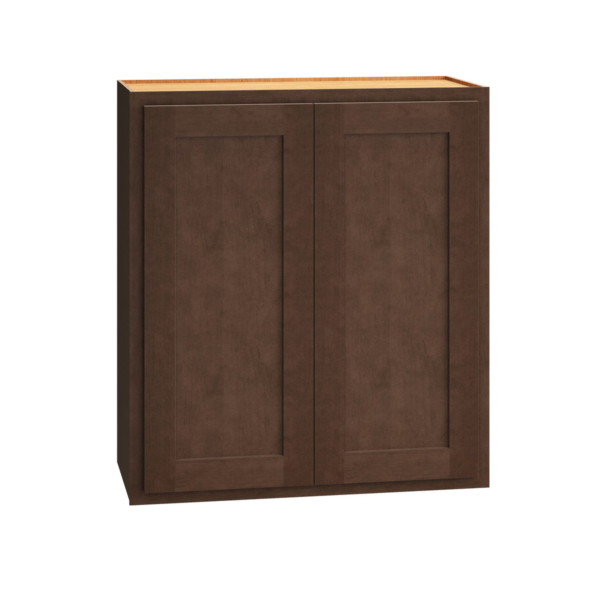 Diamond Express Jamestown 27-in W x 30-in H x 12-in D Thatch Partial Overlay Wall Fully Assembled Plywood Cabinet (Recessed Panel Shaker Door Style)