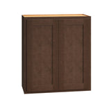 Diamond Express Jamestown 27-in W x 30-in H x 12-in D Thatch Partial Overlay Wall Fully Assembled Plywood Cabinet (Recessed Panel Shaker Door Style)