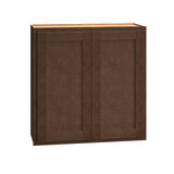 Diamond Express Jamestown 30-in W x 30-in H x 12-in D Thatch Partial Overlay Wall Fully Assembled Plywood Cabinet (Recessed Panel Shaker Door Style)