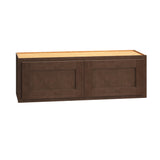 Diamond Express Jamestown 36-in W x 12-in H x 12-in D Thatch Partial Overlay Wall Fully Assembled Plywood Cabinet (Recessed Panel Shaker Door Style)