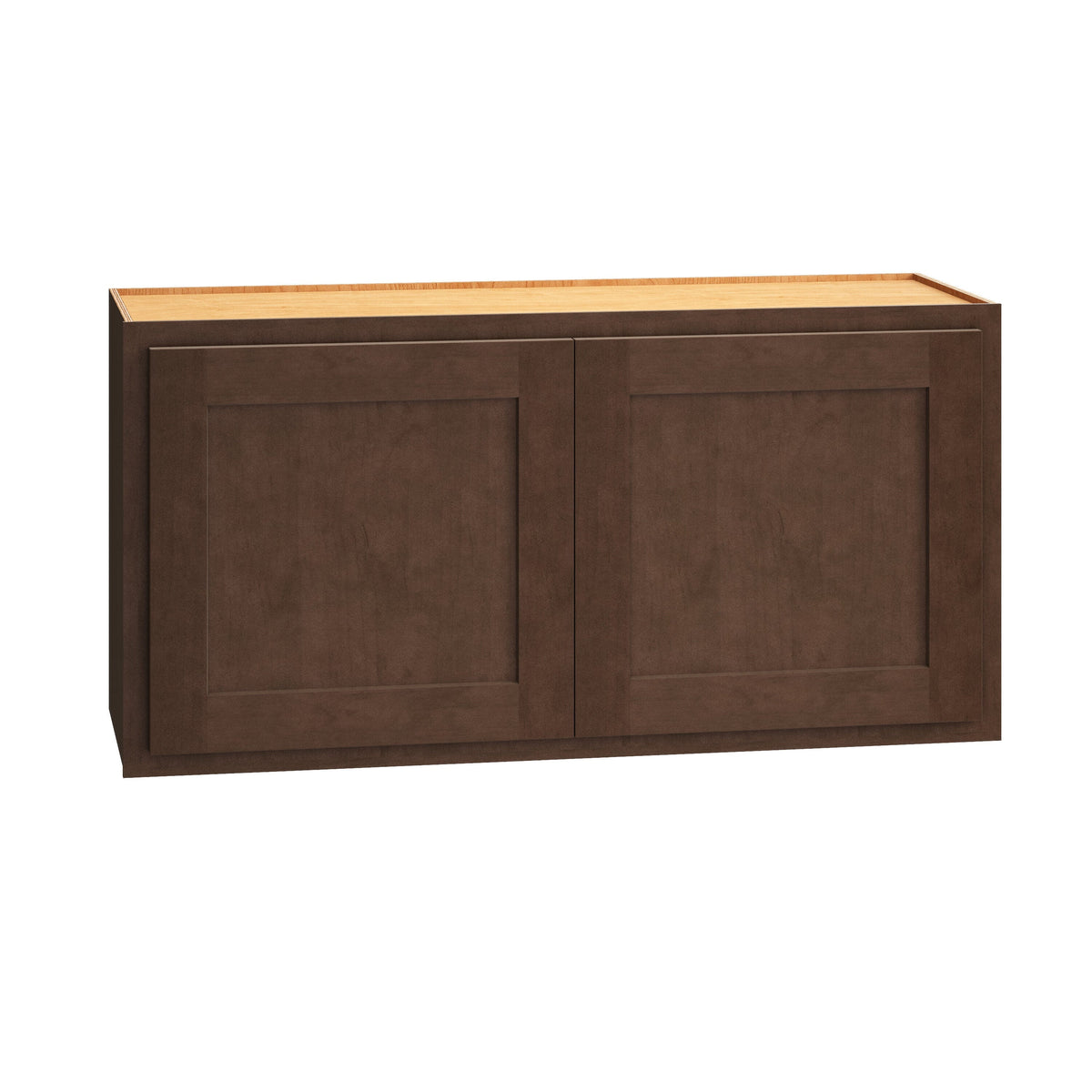 Diamond Express Jamestown 36-in W x 18-in H x 12-in D Thatch Partial Overlay Wall Fully Assembled Plywood Cabinet (Recessed Panel Shaker Door Style)