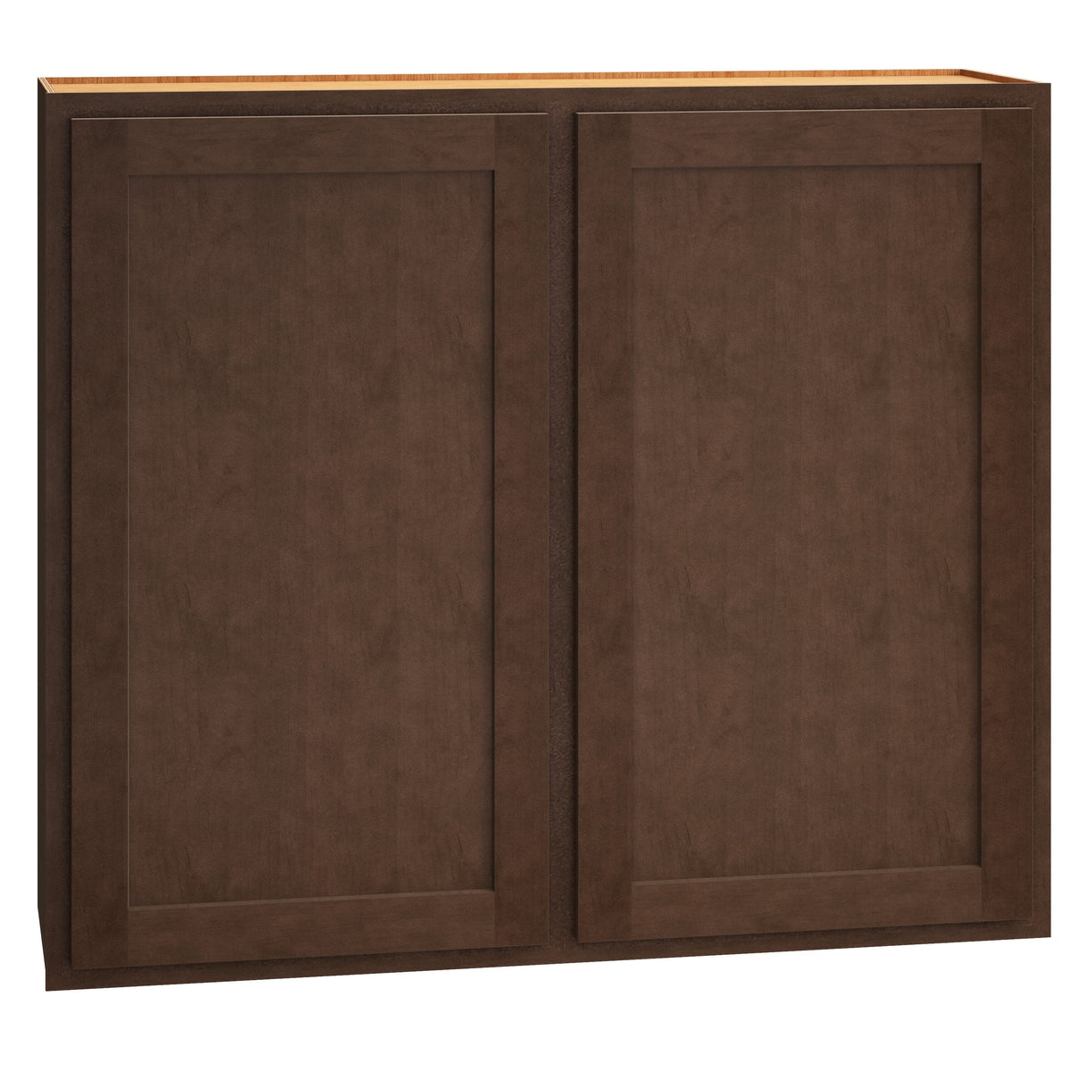 Diamond Express Jamestown 42-in W x 36-in H x 12-in D Thatch Partial Overlay Wall Fully Assembled Plywood Cabinet (Recessed Panel Shaker Door Style)