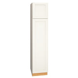 Diamond Express Macaulay 18-in W x 84-in H x 24-in D White Pantry Fully Assembled Plywood Cabinet (Recessed Panel Square Door Style)
