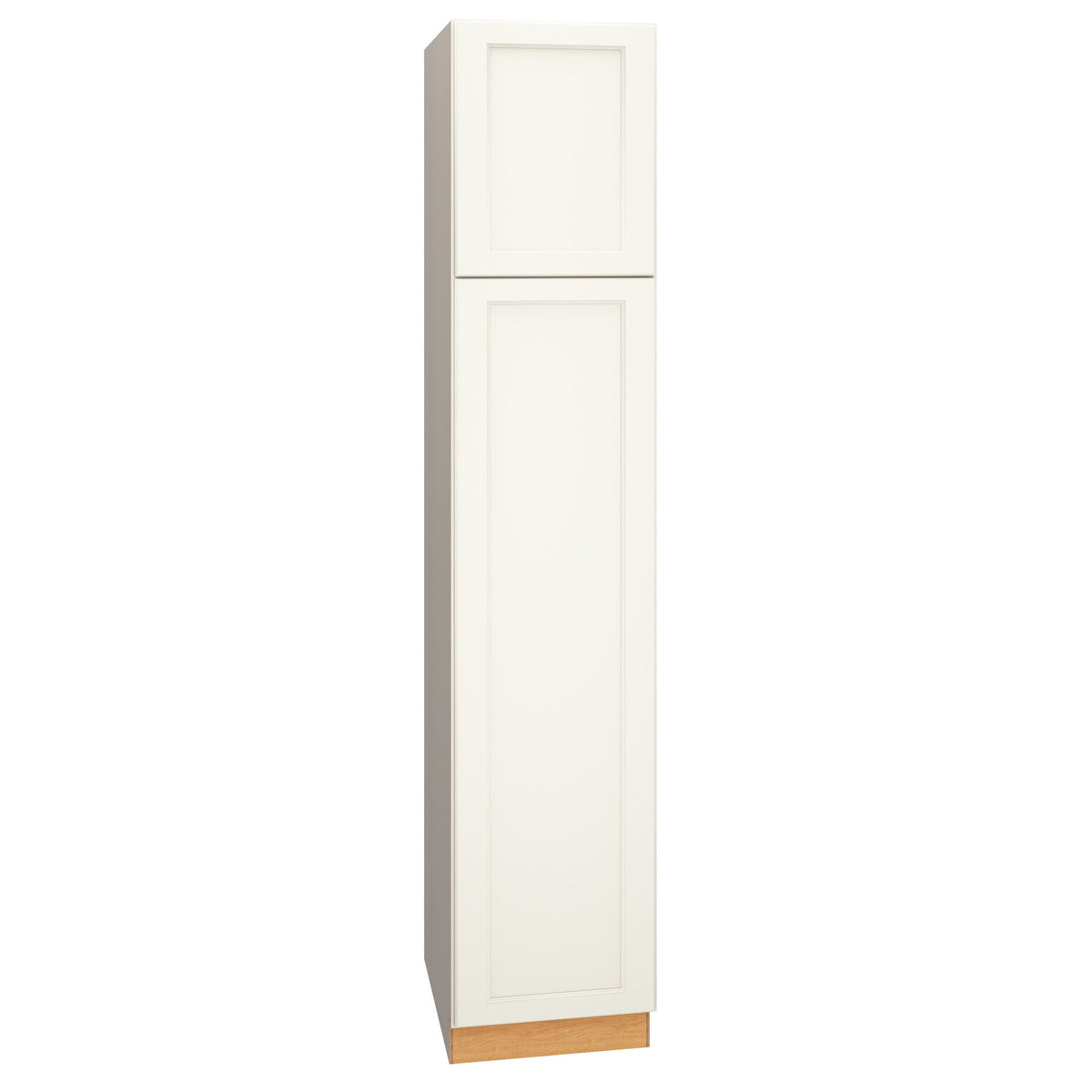 Diamond Express Macaulay 18-in W x 90-in H x 24-in D White Pantry Fully Assembled Plywood Cabinet (Recessed Panel Square Door Style)