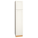 Diamond Express Macaulay 18-in W x 90-in H x 24-in D White Pantry Fully Assembled Plywood Cabinet (Recessed Panel Square Door Style)