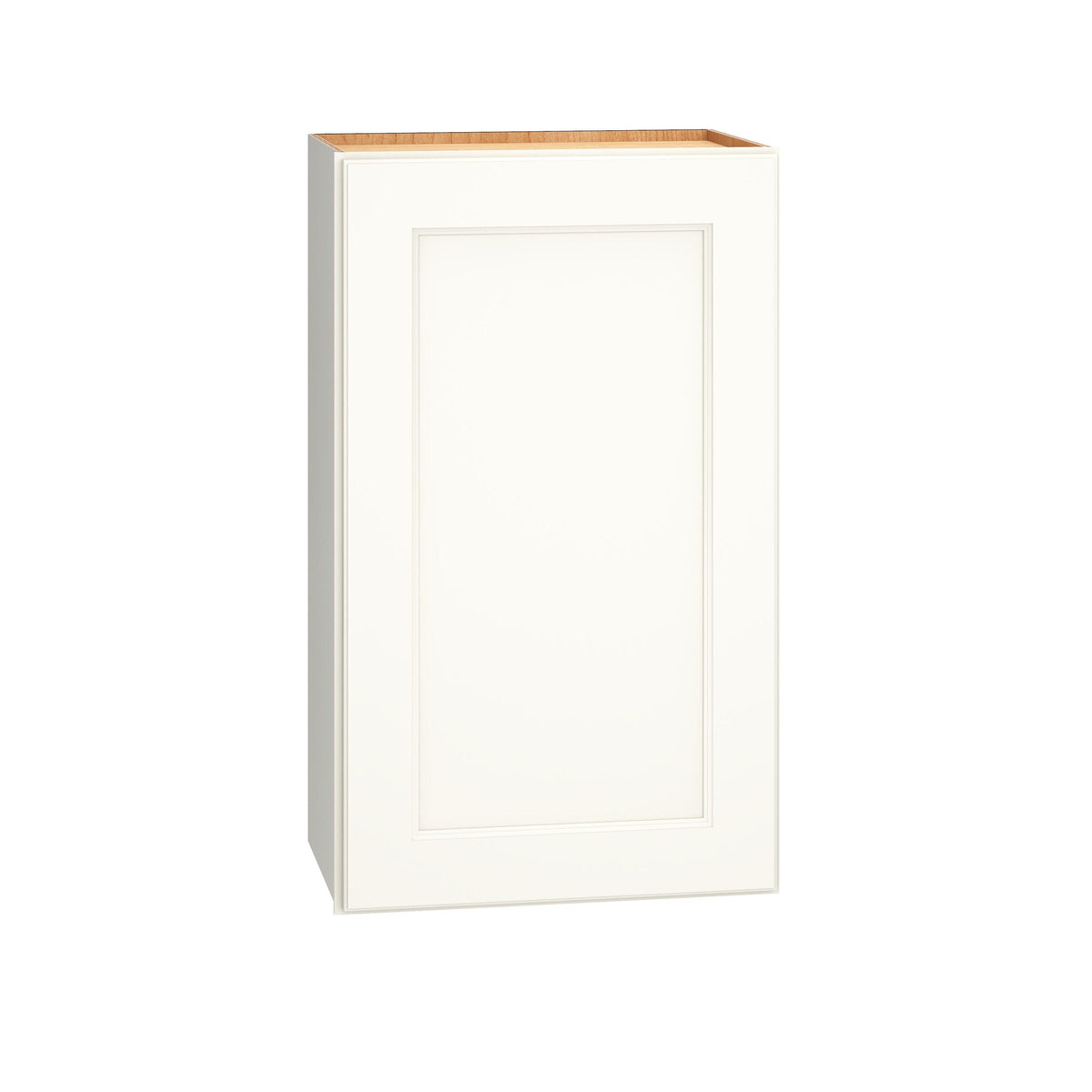 Diamond Express Macaulay 18-in W x 30-in H x 12-in D White Wall Fully Assembled Plywood Cabinet (Recessed Panel Square Door Style)