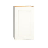 Diamond Express Macaulay 18-in W x 30-in H x 12-in D White Wall Fully Assembled Plywood Cabinet (Recessed Panel Square Door Style)