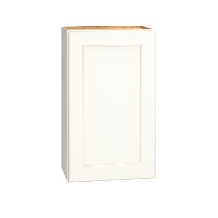 Diamond Express Macaulay 18-in W x 30-in H x 12-in D White Wall Fully Assembled Plywood Cabinet (Recessed Panel Square Door Style)