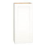 Diamond Express Macaulay 18-in W x 39-in H x 12-in D White Wall Fully Assembled Plywood Cabinet (Recessed Panel Square Door Style)