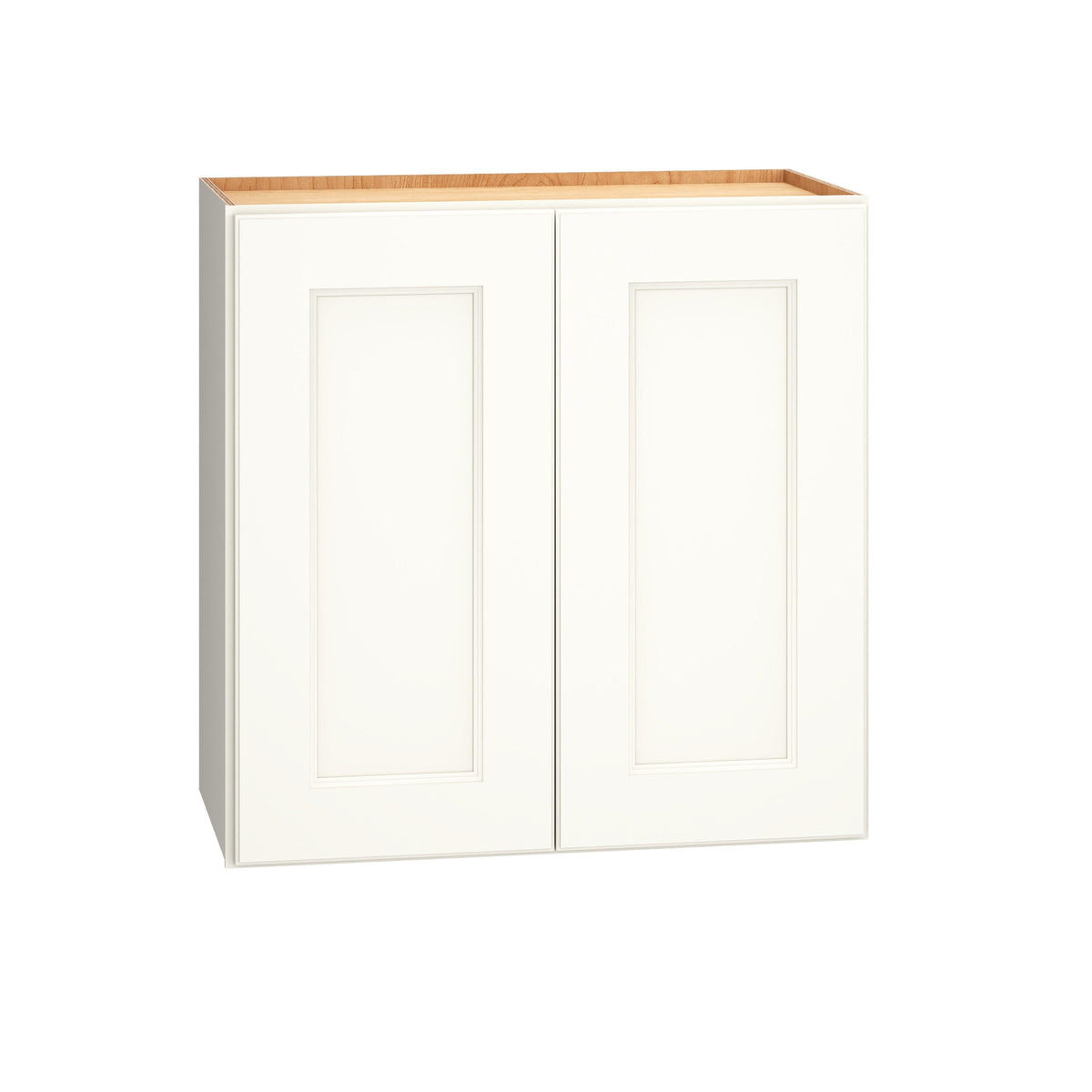 Diamond Express Macaulay 24-in W x 24-in H x 12-in D White Wall Fully Assembled Plywood Cabinet (Recessed Panel Square Door Style)
