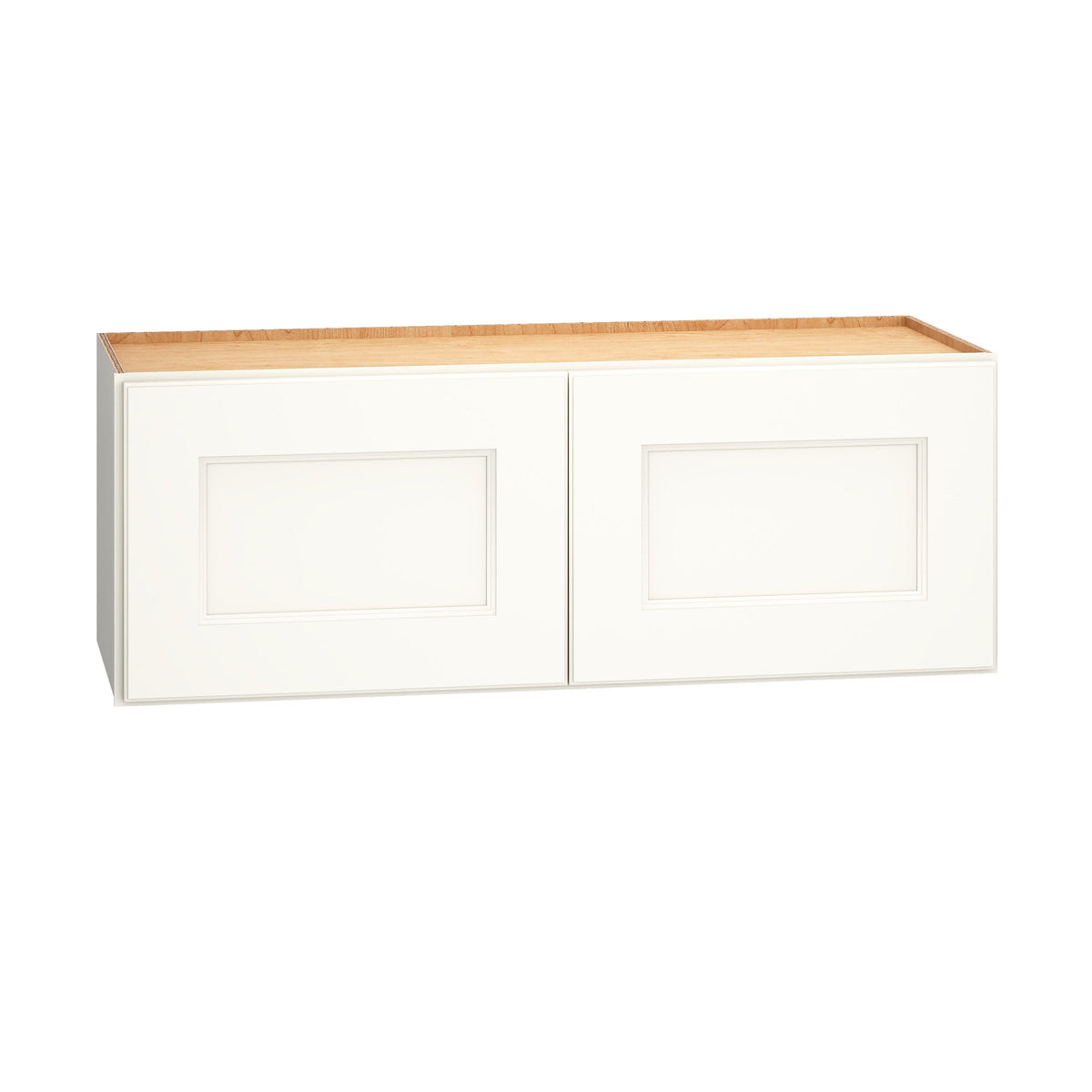 Diamond Express Macaulay 33-in W x 12-in H x 12-in D White Wall Fully Assembled Plywood Cabinet (Recessed Panel Square Door Style)