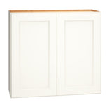 Diamond Express Macaulay 33-in W x 30-in H x 12-in D White Wall Fully Assembled Plywood Cabinet (Recessed Panel Square Door Style)