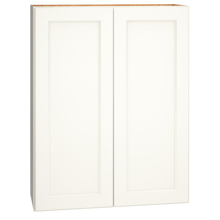 Diamond Express Macaulay 33-in W x 42-in H x 12-in D White Wall Fully Assembled Plywood Cabinet (Recessed Panel Square Door Style)