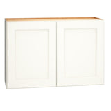 Diamond Express Macaulay 36-in W x 24-in H x 12-in D White Wall Fully Assembled Plywood Cabinet (Recessed Panel Square Door Style)
