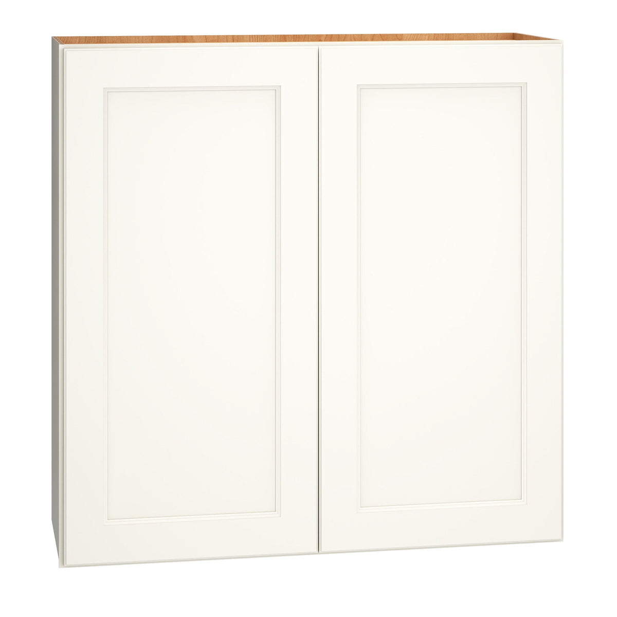 Diamond Express Macaulay 36-in W x 36-in H x 12-in D White Wall Fully Assembled Plywood Cabinet (Recessed Panel Square Door Style)