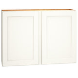 Diamond Express Macaulay 42-in W x 30-in H x 12-in D White Wall Fully Assembled Plywood Cabinet (Recessed Panel Square Door Style)